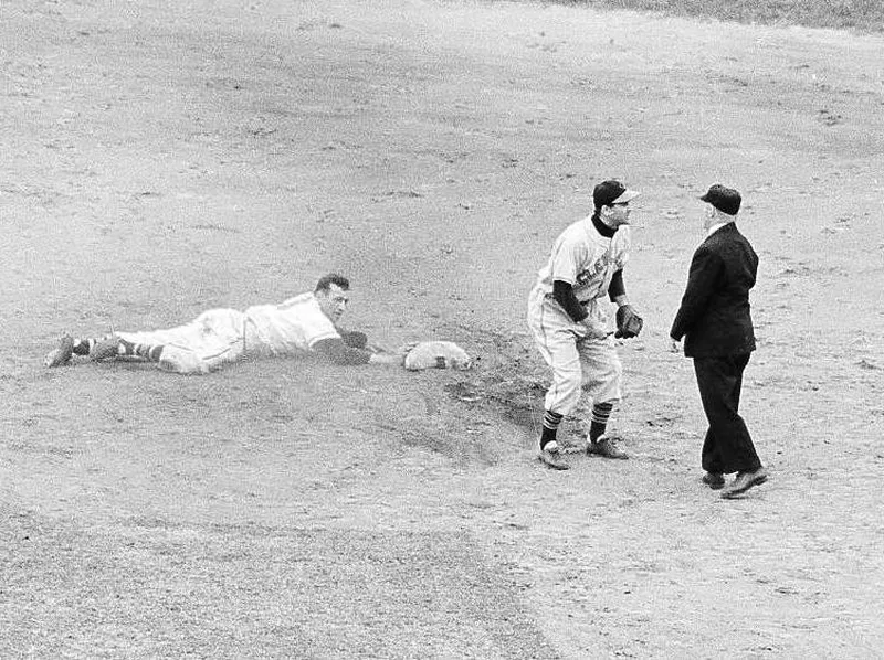 Lou Boudreau, Bill Stewart and Phil Masi