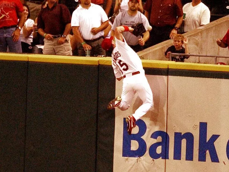 St. Louis Cardinals center fielder Jim Edmonds