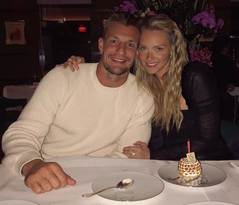 Rob Gronkowski and Camille Kostek