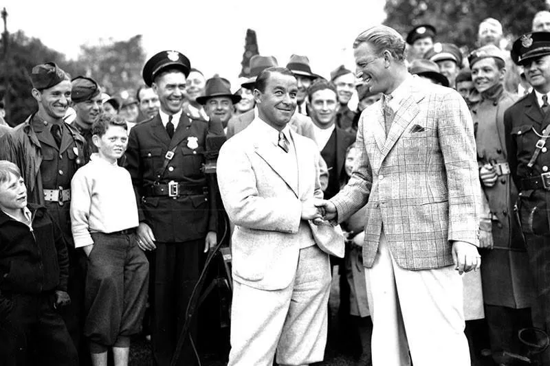 Gene Sarazen and Craig Wood