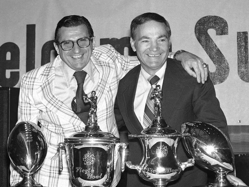 Joe Paterno and Frank Kush