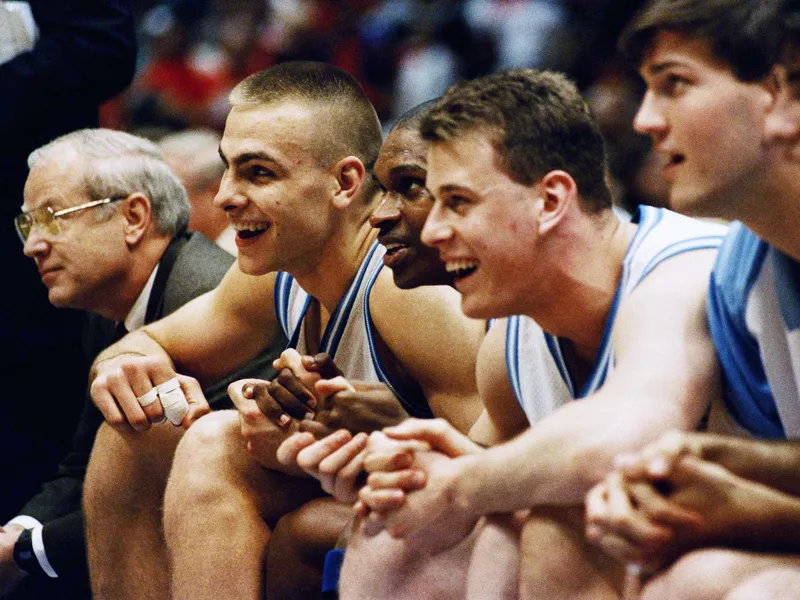 Happy North Carolina players