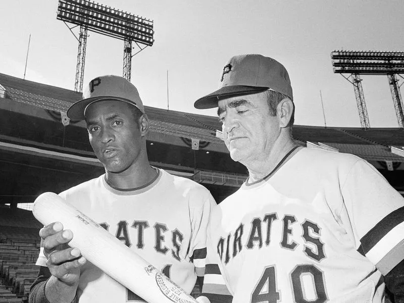 Danny Murtaugh and Roberto Clemente