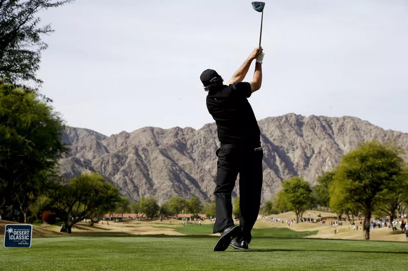 Phil Mickelson at the 2019 Desert Classic in La Quinta, California