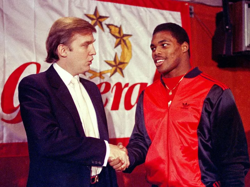 Donald Trump and Herschel Walker