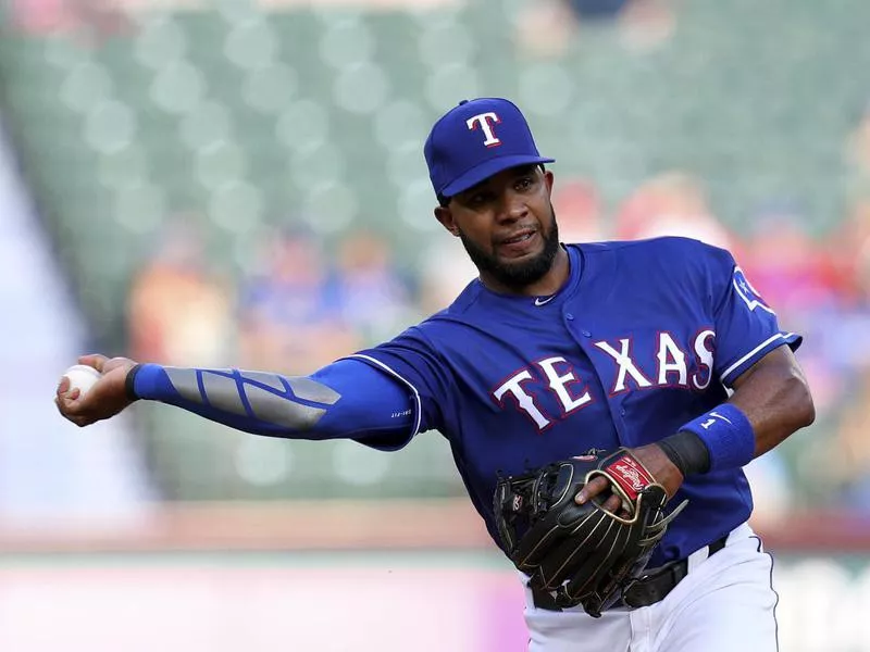 Texas Rangers shortstop Elvis Andrus