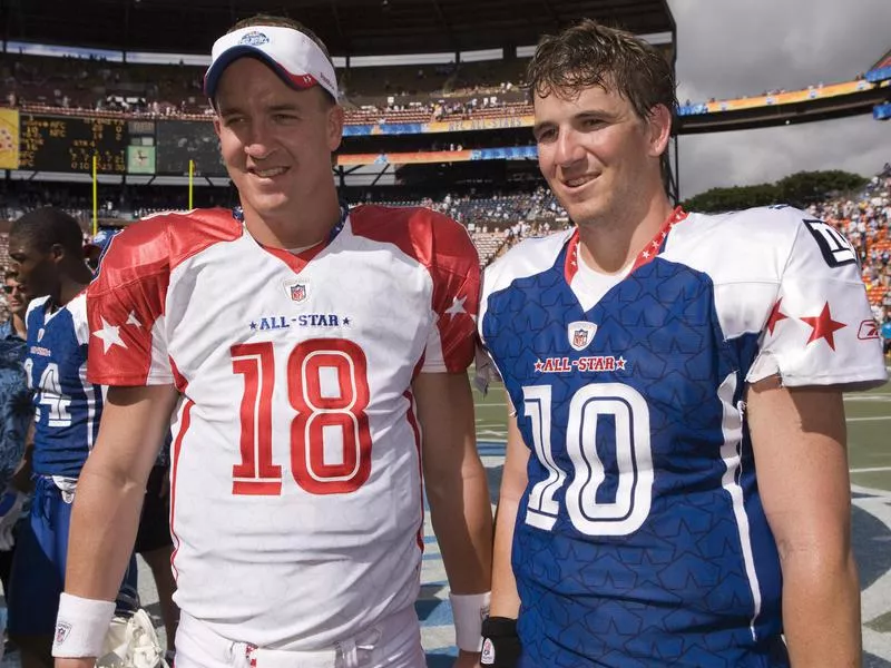 Peyton and Eli Manning