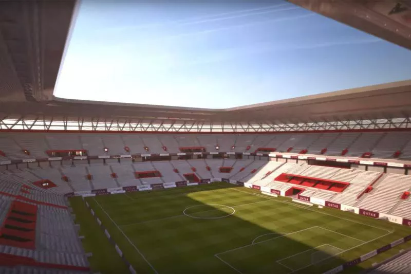 Ras Abu Aboud Stadium design