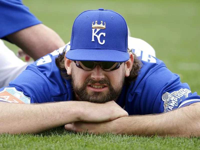 Kansas City Royals relief pitcher Luke Hochevar