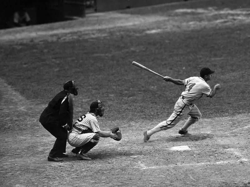 Luke Appling following through