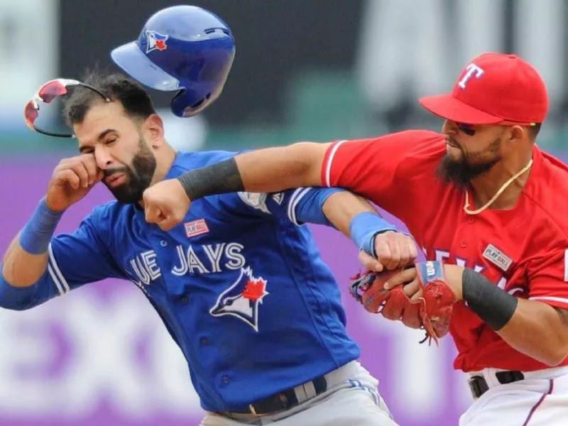 Jose Bautista and Rougned Odor