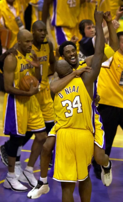 Kobe Bryant and Shaquille O'Neal