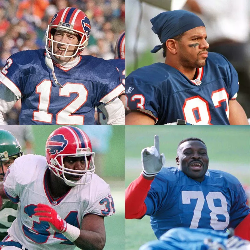 Jim Kelly, Andre Reed, Bruce Smith, Thurman Thomas