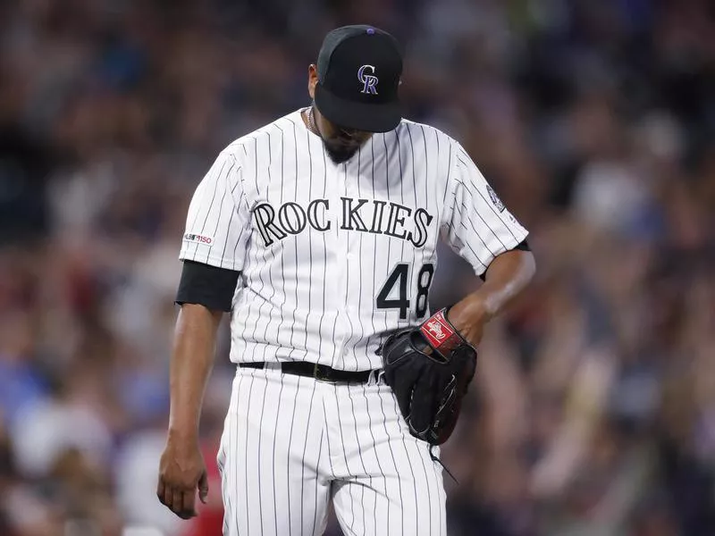 Colorado Rockies starting pitcher German Marquez