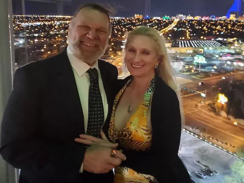 Jim Duggan and wife