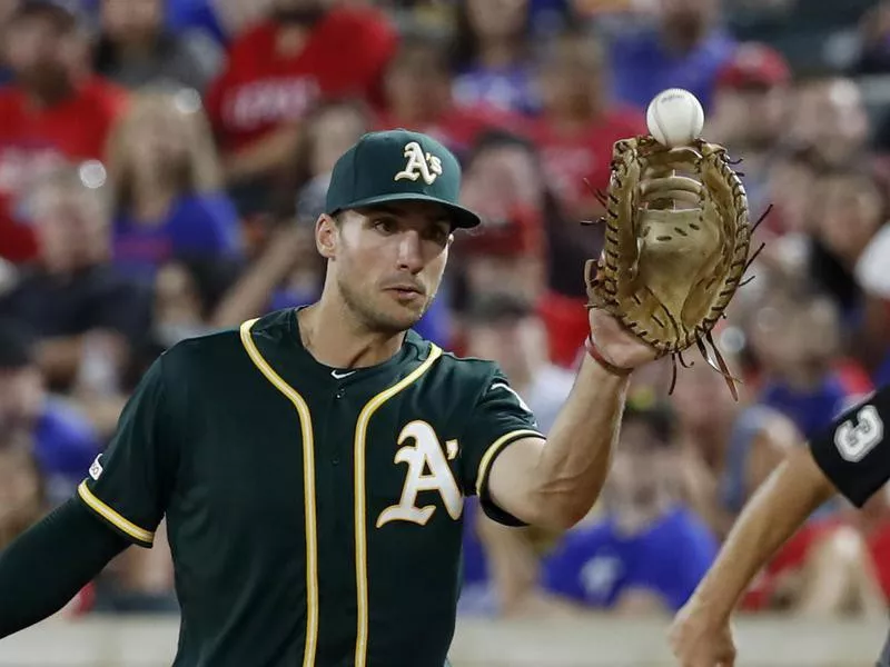 Oakland Athletics first baseman Matt Olson