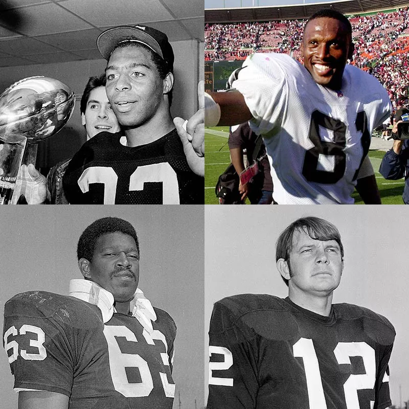 Marcus Allen, Tim Brown, Ken Stabler, Gene Upshaw