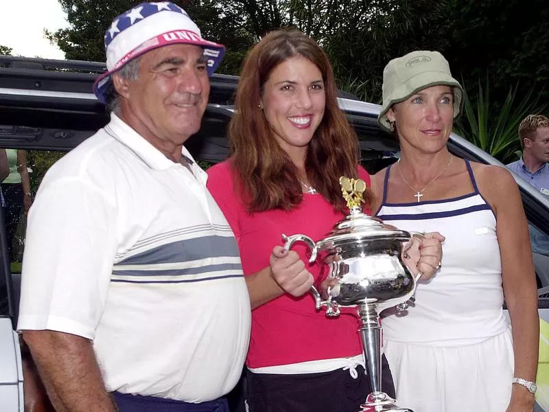 Stefano, Jennifer and Denise Capriati