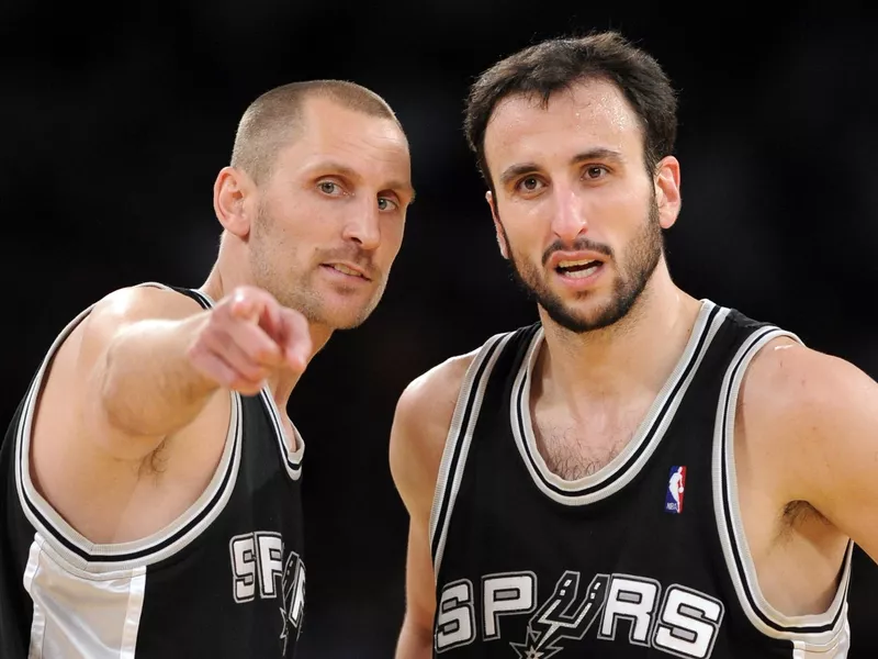 Brent Barry, Manu Ginobili