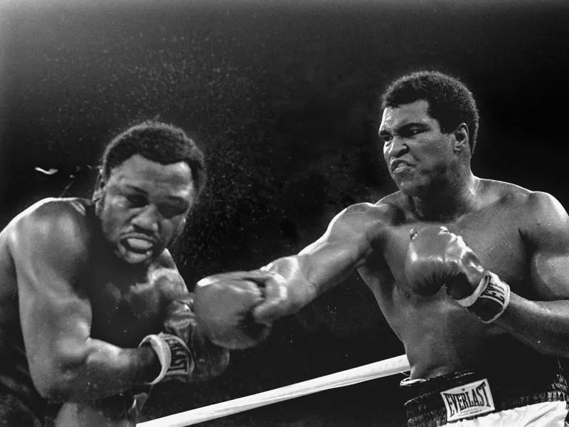 Muhammad Ali and Joe Frazier