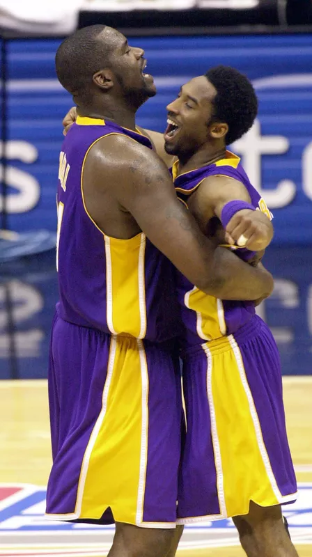 Shaquille O'Neal and Kobe Bryant