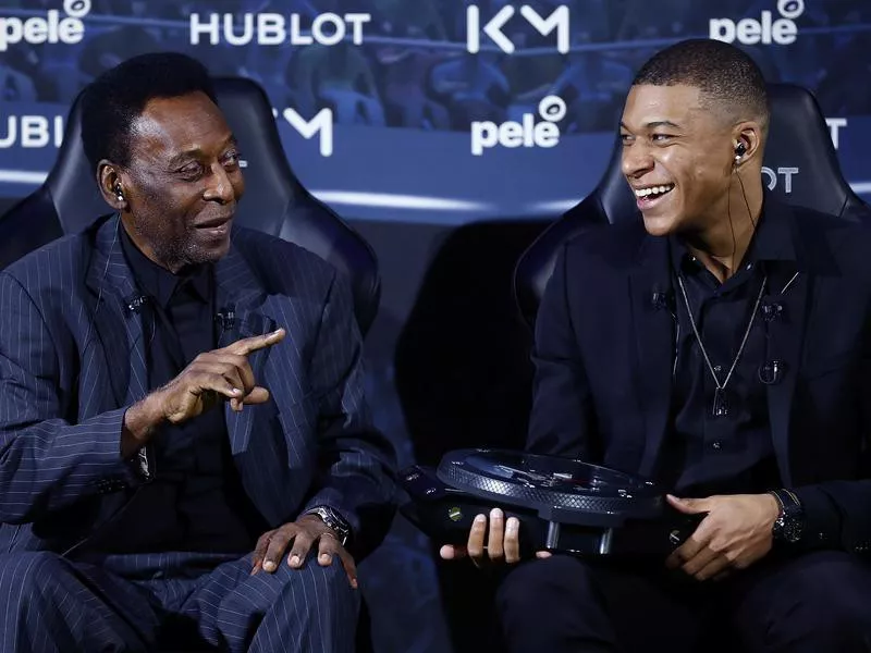 Pele and Kylian Mbappe