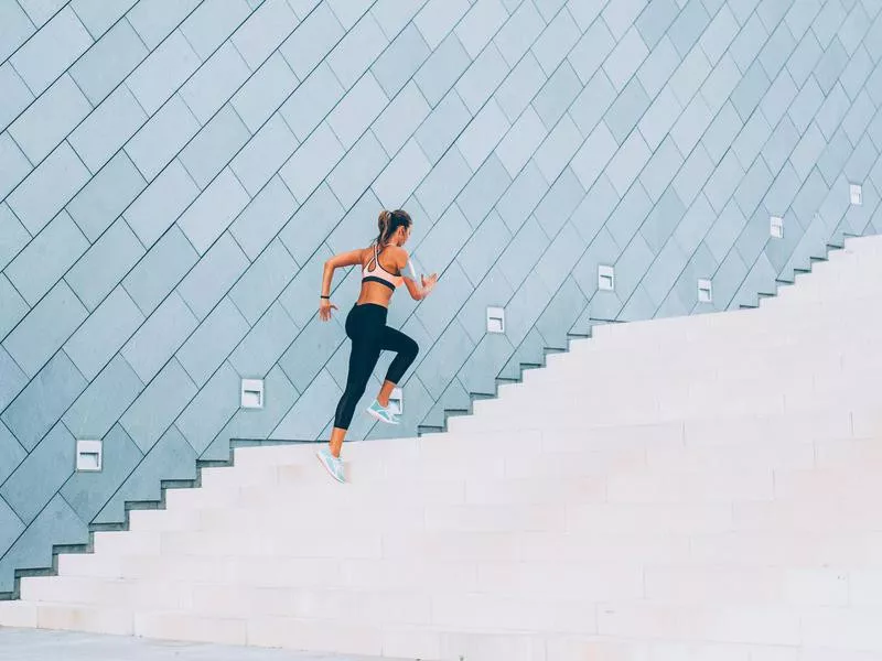 Running stairs