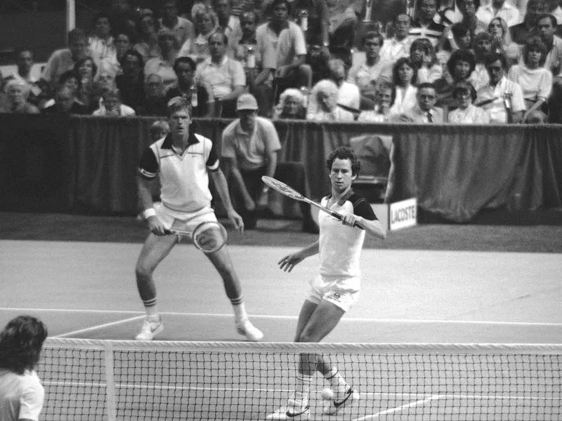 Peter Fleming and John McEnroe