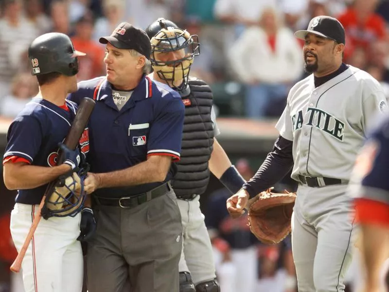 Jose Mesa and Omar Vizquel