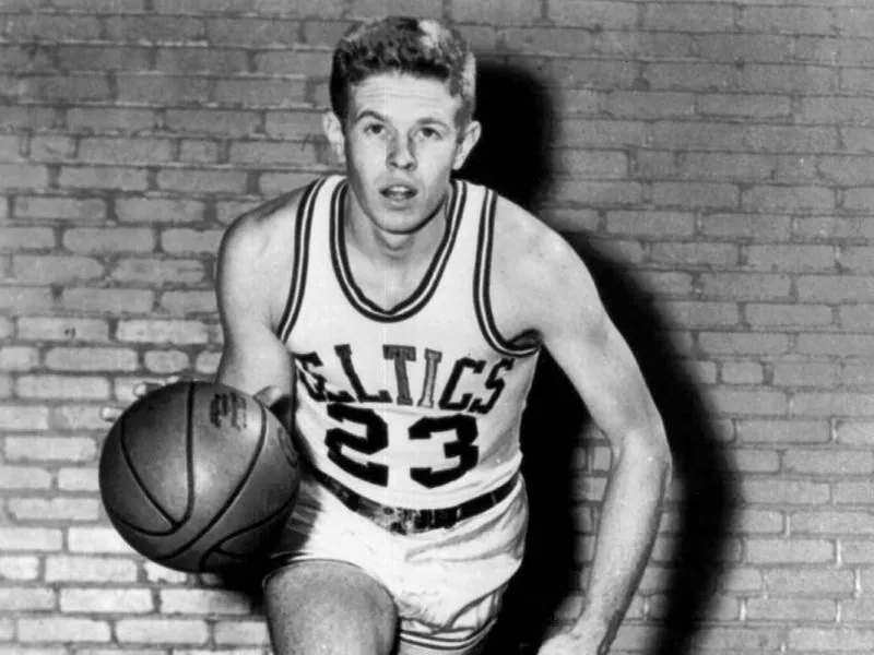 Boston Celtics guard Frank Ramsey in 1960