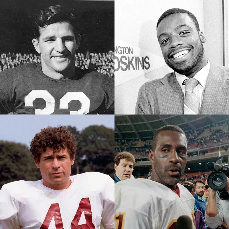 Sammy Baugh, Darrell Green, Art Monk, John Riggins