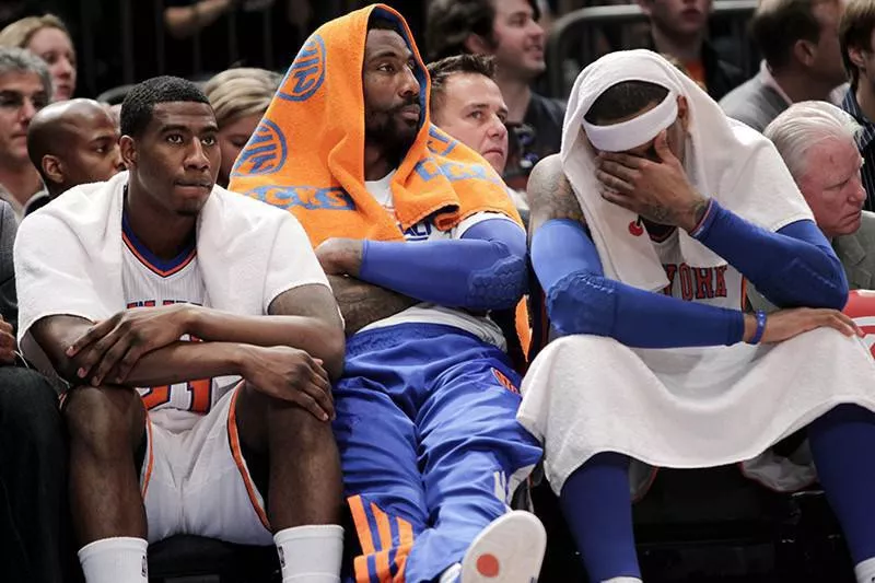 Iman Shumpert, Amar'e Stoudemire, Carmelo Anthony