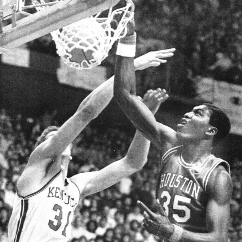 Hakeem Olajuwon in 1984