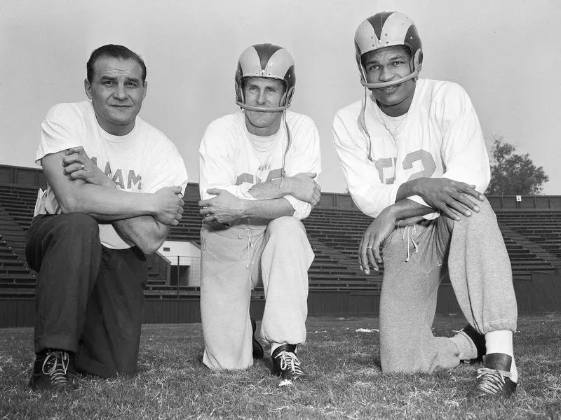 Sid Gillman, Elroy Hirsch, Bob Boyd