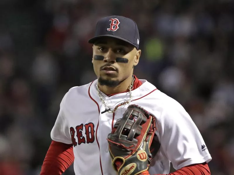 Boston Red Sox right fielder Mookie Betts