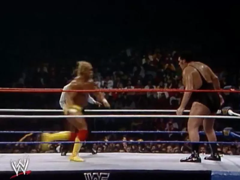 Hulk Hogan and Andre the Giant