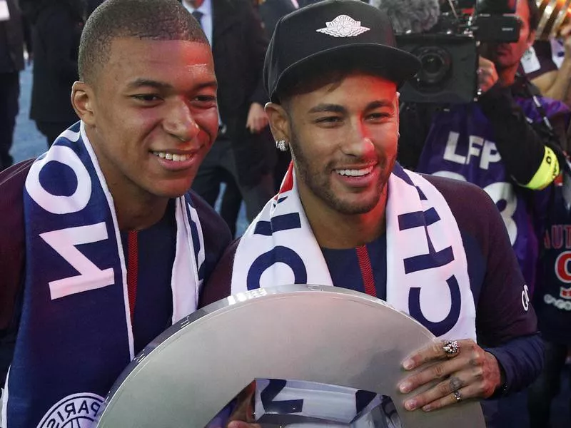 Kylian Mbappe and Neymar