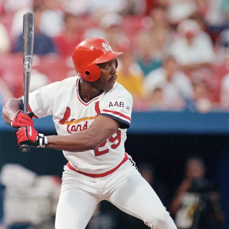 Vince Coleman at bat