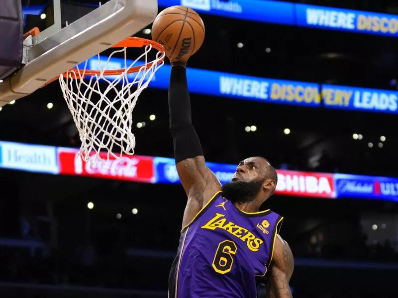 LA Lakers Forward LeBron James