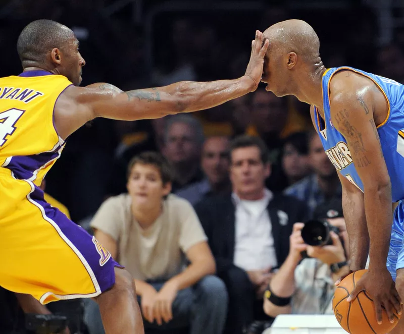 Kobe Bryant and Chauncey Billings