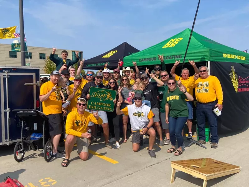 North Dakota State fans