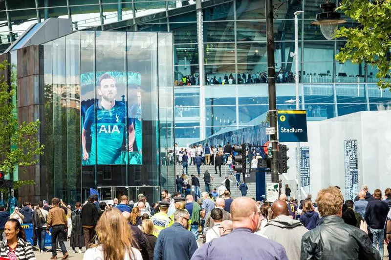 Tottenham Hotspur Stadium in London