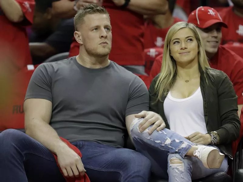 Kealia Ohai and J.J. Watt