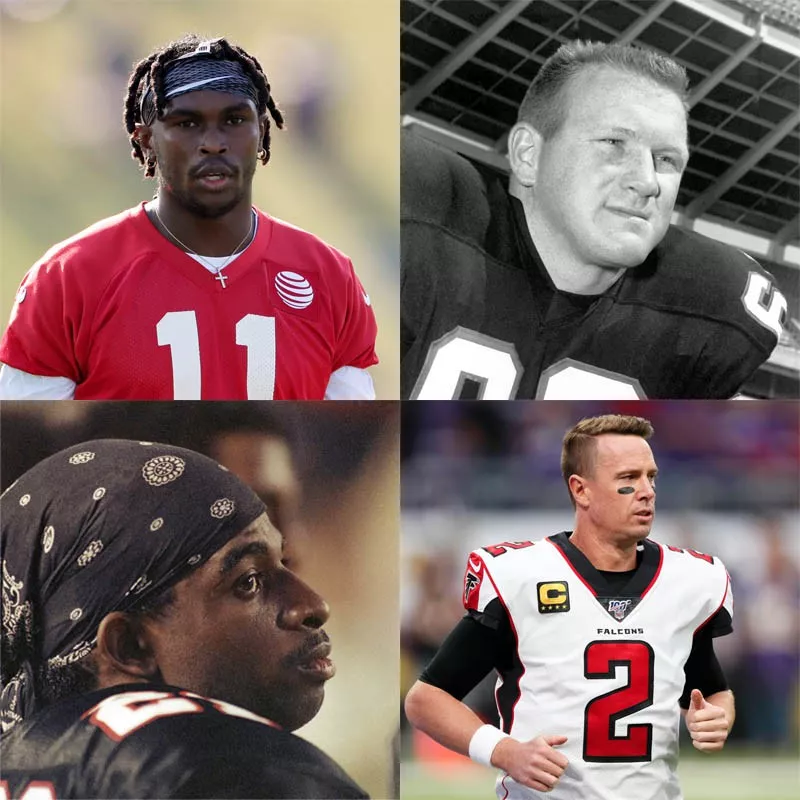 Julio Jones, Tommy Nobis, Matt Ryan, Deion Sanders