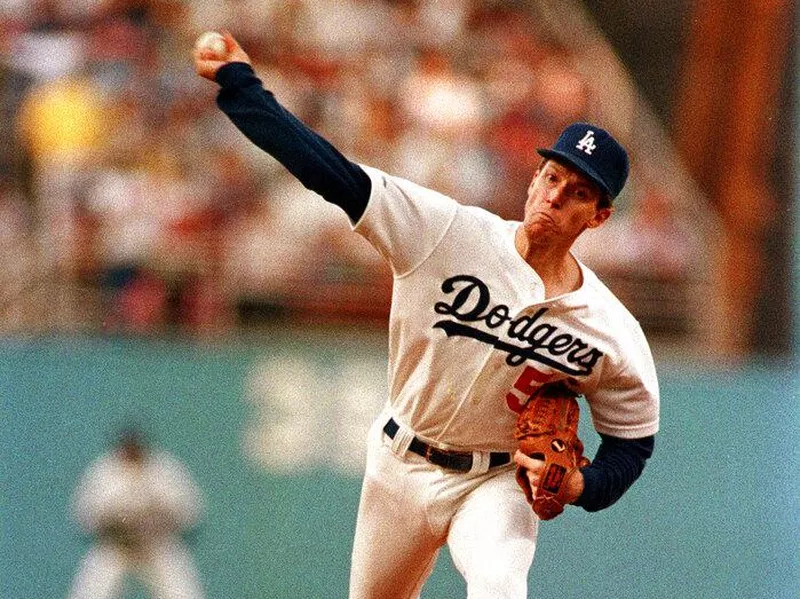 Los Angeles Dodgers pitcher Orel Hershiser