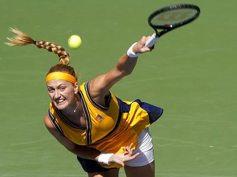 Petra Kvitova at the US Open tennis championships