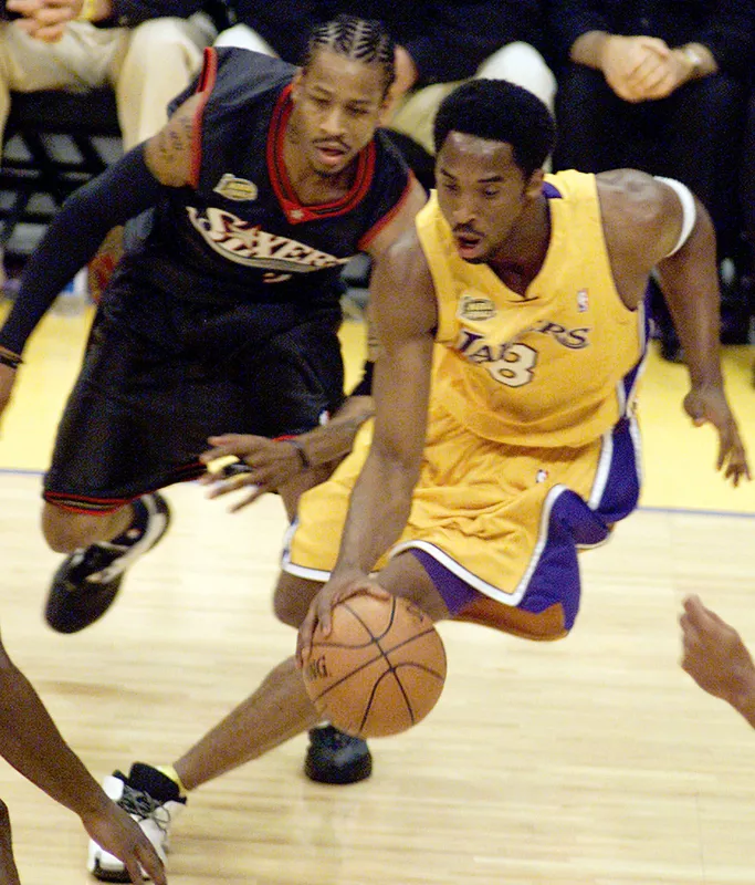 Kobe Bryant and Allen Iverson