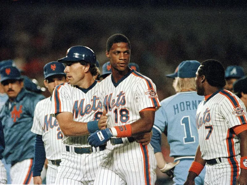 Darryl Strawberry amd Gary Carter