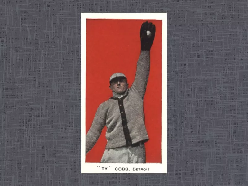 1910 E98 Ty Cobb card