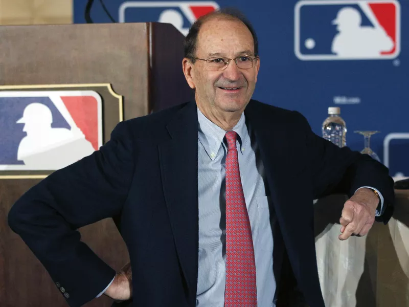 St. Louis Cardinals owner William DeWitt Jr. smiles